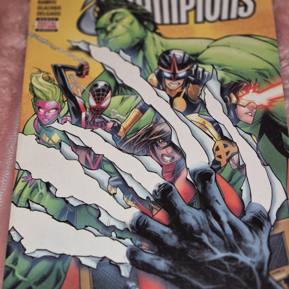 Marvel Champions Comic with Dynamic Heroes